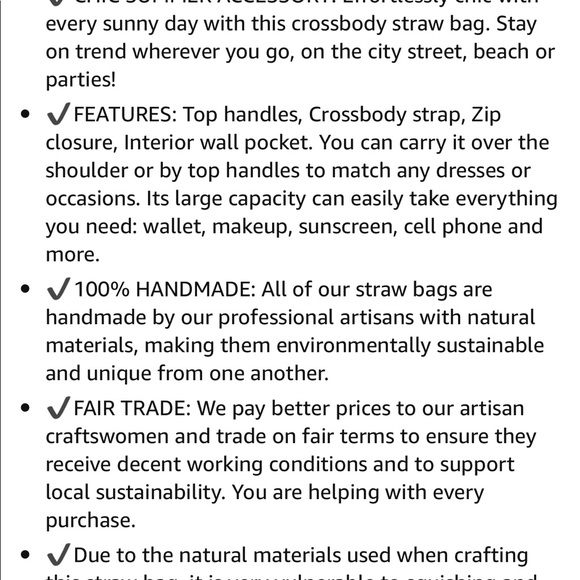 Hera amour handwoven purse NWT - Picture 7 of 7